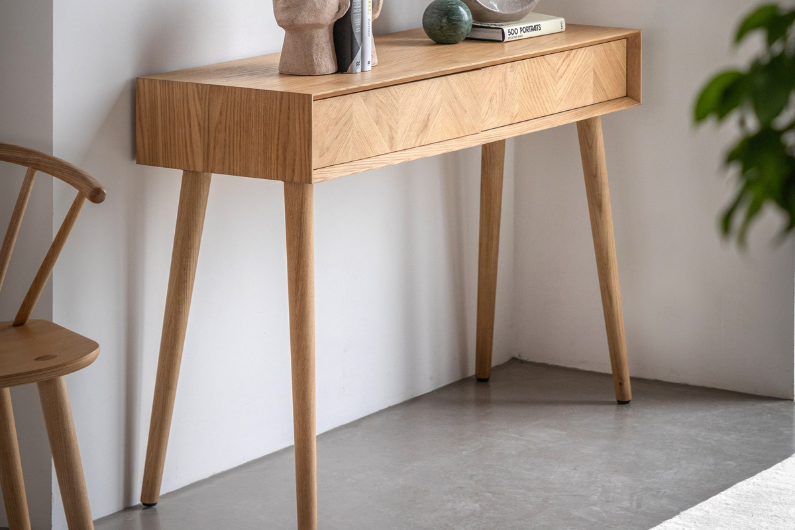 The Halston 2 Drawer Console Table