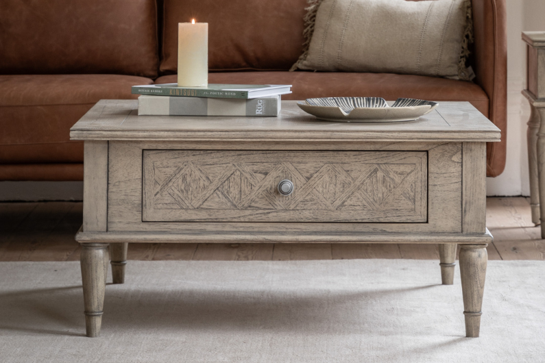 The Gravera 2 Drawer Coffee Table