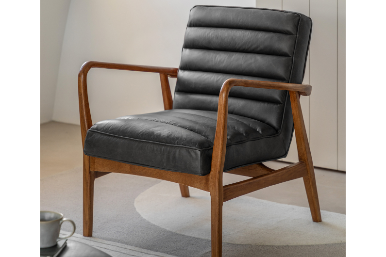 The Thames Leather Armchair
