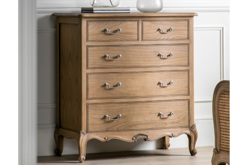 The Fleur 5 Drawer Chest of Drawers