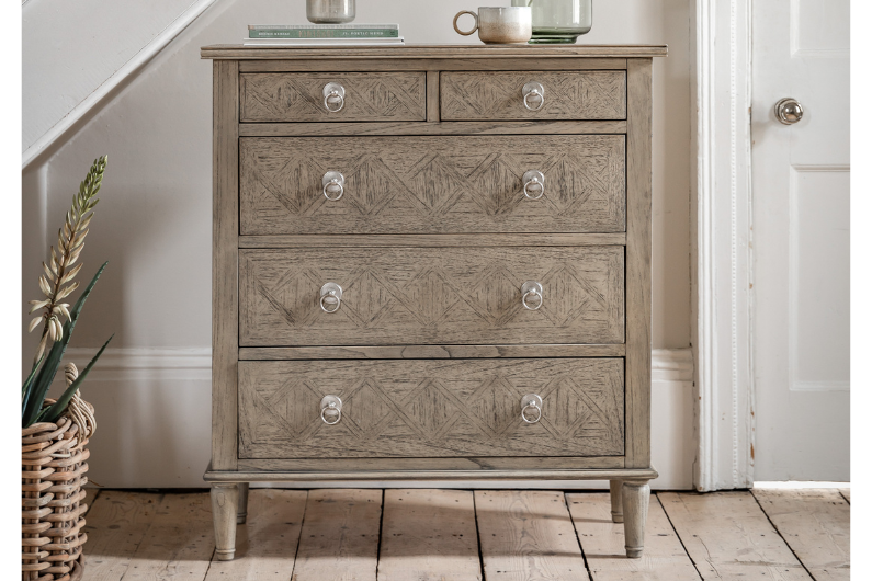 The Gravera 5 Drawer Chest of Drawers